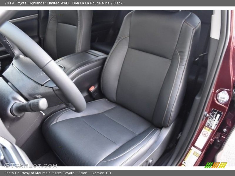 Ooh La La Rouge Mica / Black 2019 Toyota Highlander Limited AWD