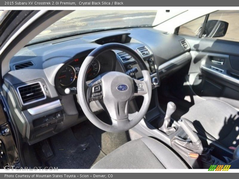 Crystal Black Silica / Black 2015 Subaru XV Crosstrek 2.0i Premium