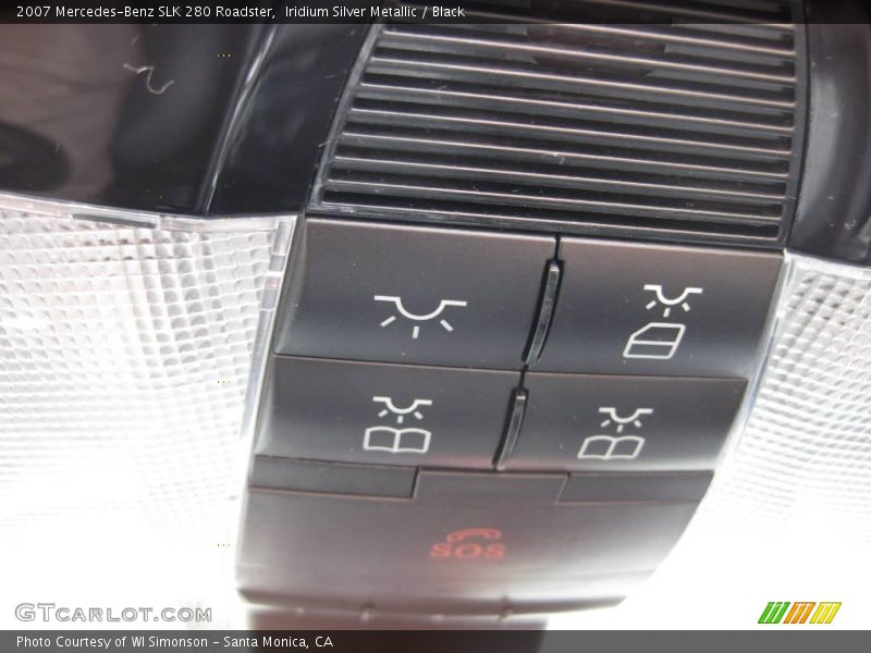 Iridium Silver Metallic / Black 2007 Mercedes-Benz SLK 280 Roadster