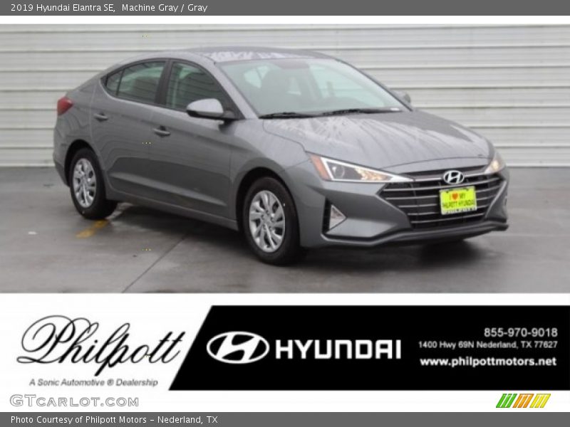 Machine Gray / Gray 2019 Hyundai Elantra SE