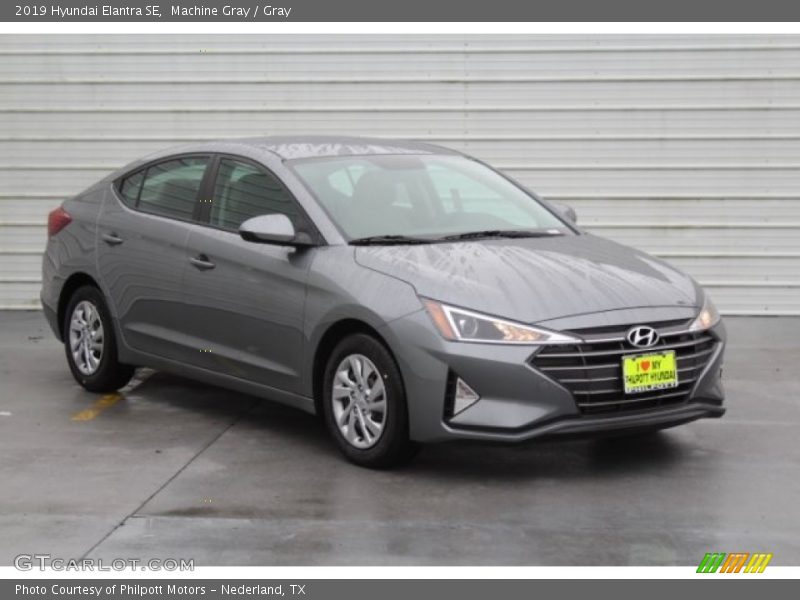 Machine Gray / Gray 2019 Hyundai Elantra SE