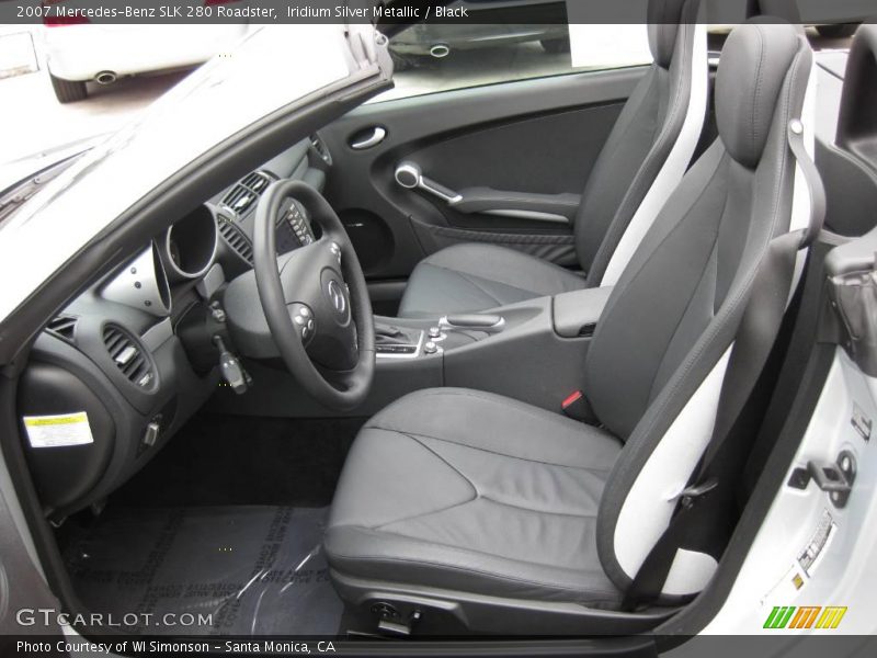 Iridium Silver Metallic / Black 2007 Mercedes-Benz SLK 280 Roadster