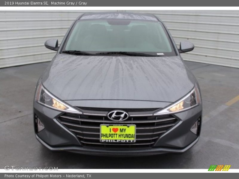 Machine Gray / Gray 2019 Hyundai Elantra SE