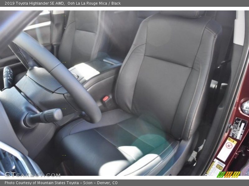 Ooh La La Rouge Mica / Black 2019 Toyota Highlander SE AWD
