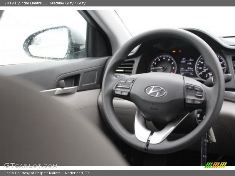 Machine Gray / Gray 2019 Hyundai Elantra SE