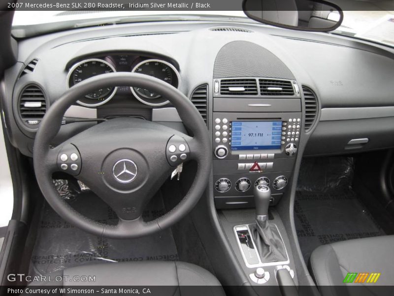 Iridium Silver Metallic / Black 2007 Mercedes-Benz SLK 280 Roadster