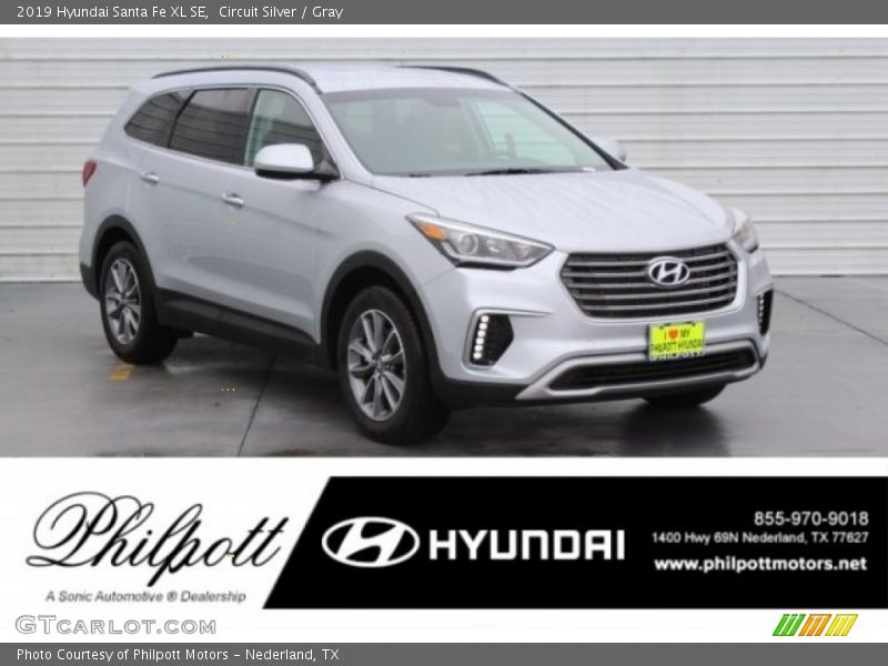 Circuit Silver / Gray 2019 Hyundai Santa Fe XL SE