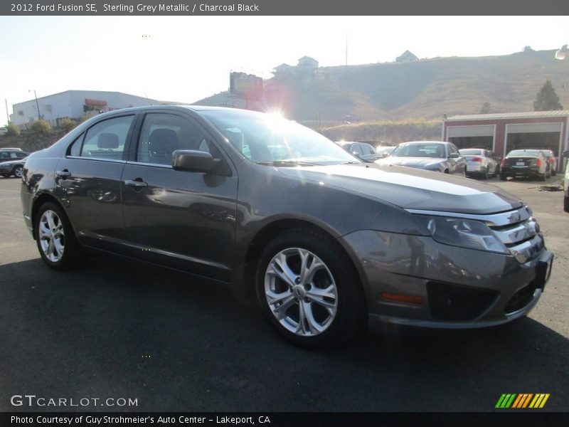 Sterling Grey Metallic / Charcoal Black 2012 Ford Fusion SE