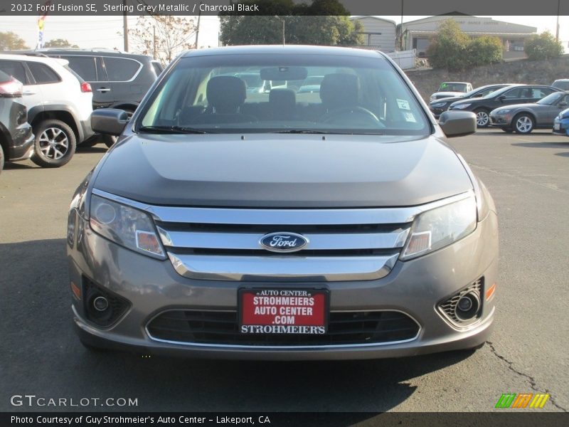 Sterling Grey Metallic / Charcoal Black 2012 Ford Fusion SE