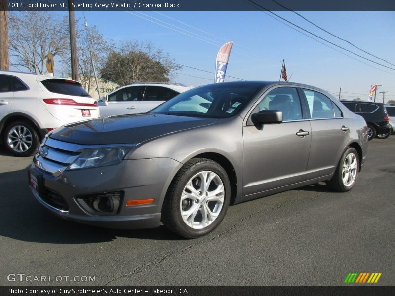 Sterling Grey Metallic / Charcoal Black 2012 Ford Fusion SE
