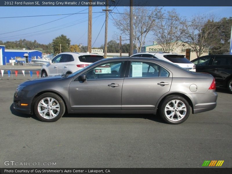 Sterling Grey Metallic / Charcoal Black 2012 Ford Fusion SE