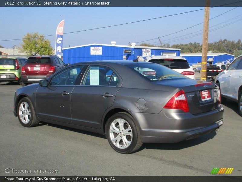 Sterling Grey Metallic / Charcoal Black 2012 Ford Fusion SE