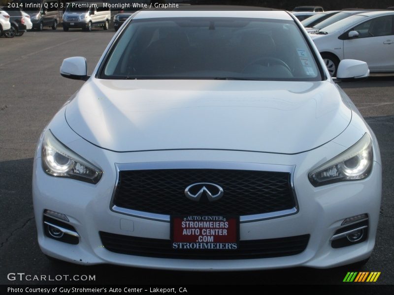 Moonlight White / Graphite 2014 Infiniti Q 50 3.7 Premium