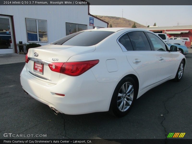 Moonlight White / Graphite 2014 Infiniti Q 50 3.7 Premium