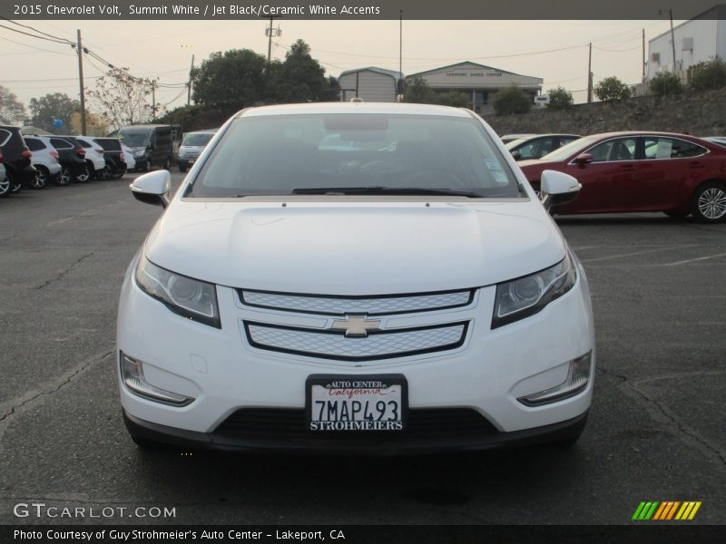 Summit White / Jet Black/Ceramic White Accents 2015 Chevrolet Volt