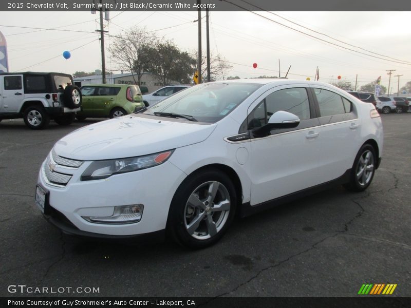 Summit White / Jet Black/Ceramic White Accents 2015 Chevrolet Volt