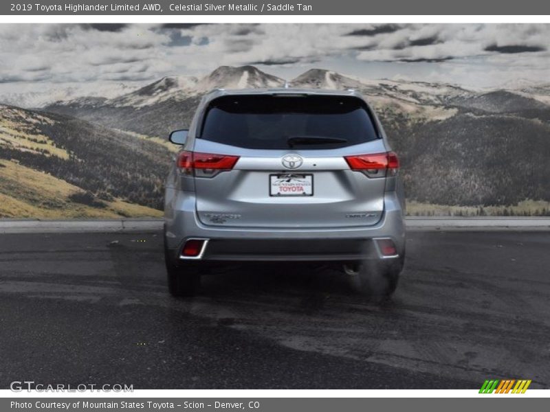 Celestial Silver Metallic / Saddle Tan 2019 Toyota Highlander Limited AWD