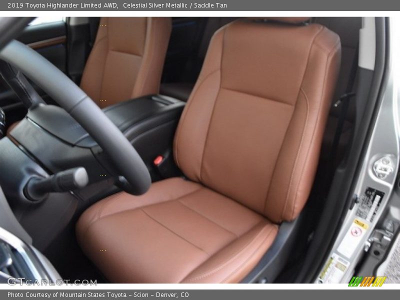 Celestial Silver Metallic / Saddle Tan 2019 Toyota Highlander Limited AWD