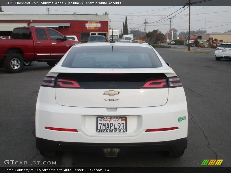 Summit White / Jet Black/Ceramic White Accents 2015 Chevrolet Volt