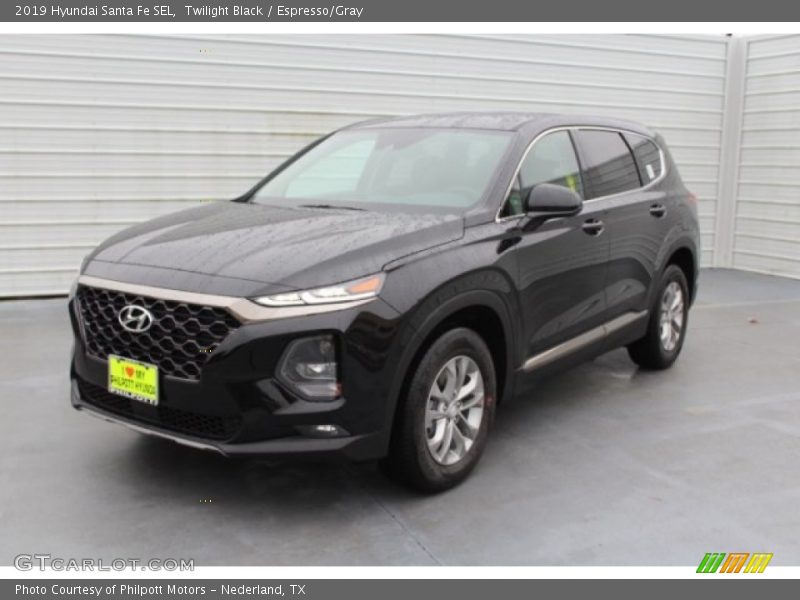 Twilight Black / Espresso/Gray 2019 Hyundai Santa Fe SEL