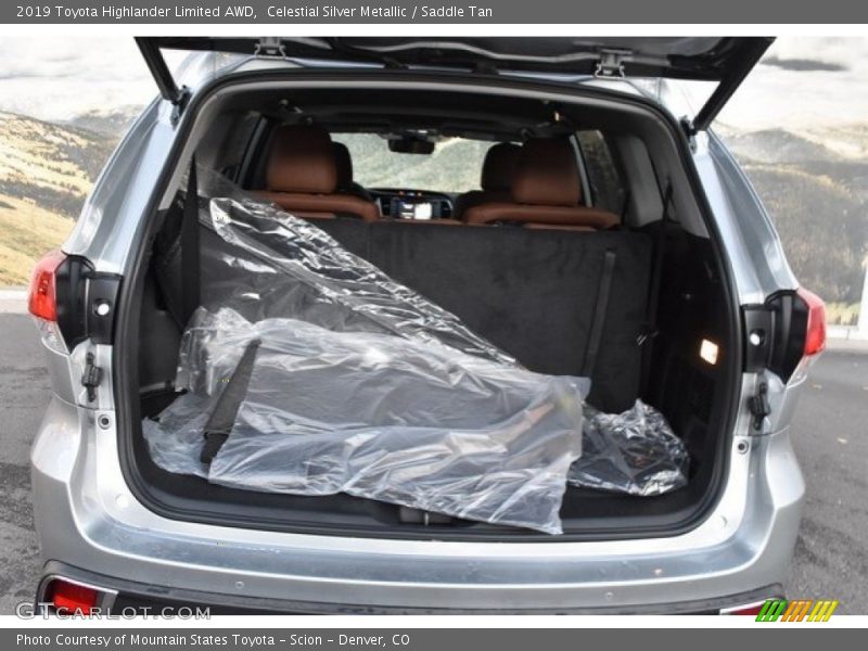 Celestial Silver Metallic / Saddle Tan 2019 Toyota Highlander Limited AWD
