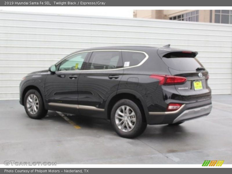 Twilight Black / Espresso/Gray 2019 Hyundai Santa Fe SEL