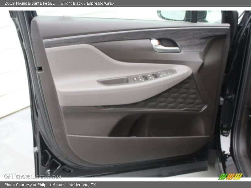 Twilight Black / Espresso/Gray 2019 Hyundai Santa Fe SEL