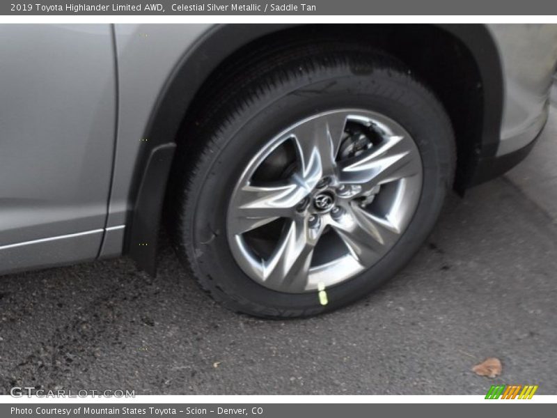 Celestial Silver Metallic / Saddle Tan 2019 Toyota Highlander Limited AWD