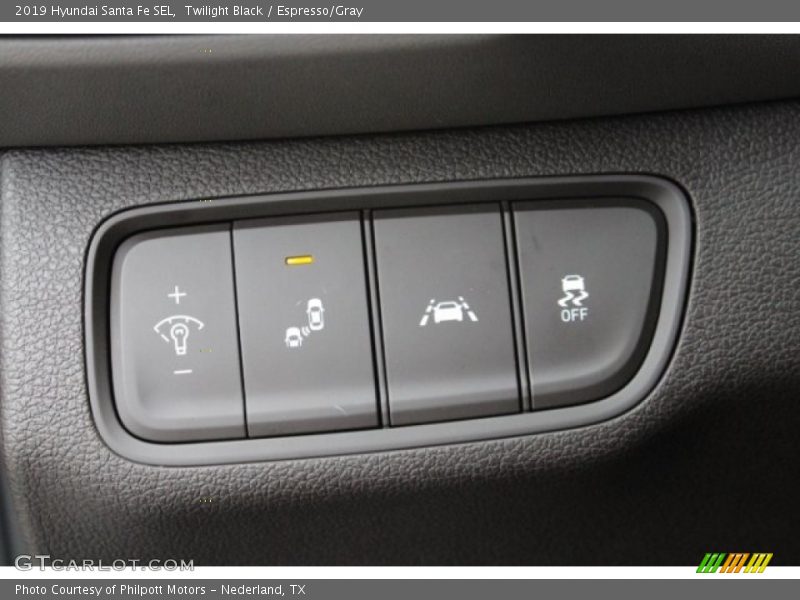 Twilight Black / Espresso/Gray 2019 Hyundai Santa Fe SEL