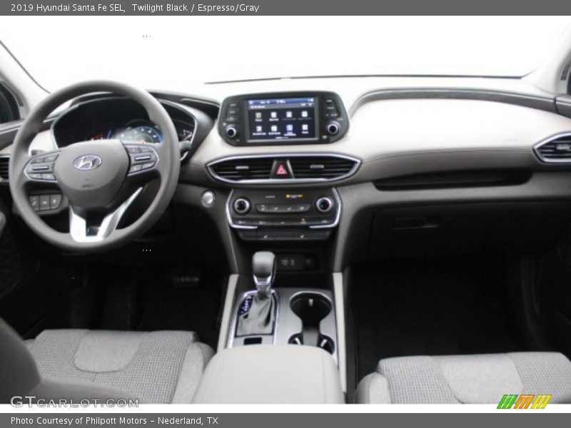 Twilight Black / Espresso/Gray 2019 Hyundai Santa Fe SEL