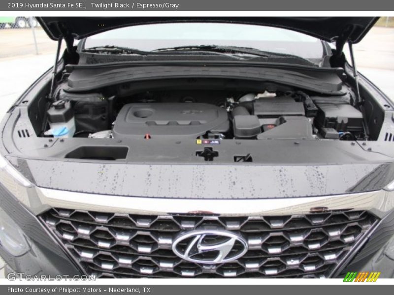 Twilight Black / Espresso/Gray 2019 Hyundai Santa Fe SEL