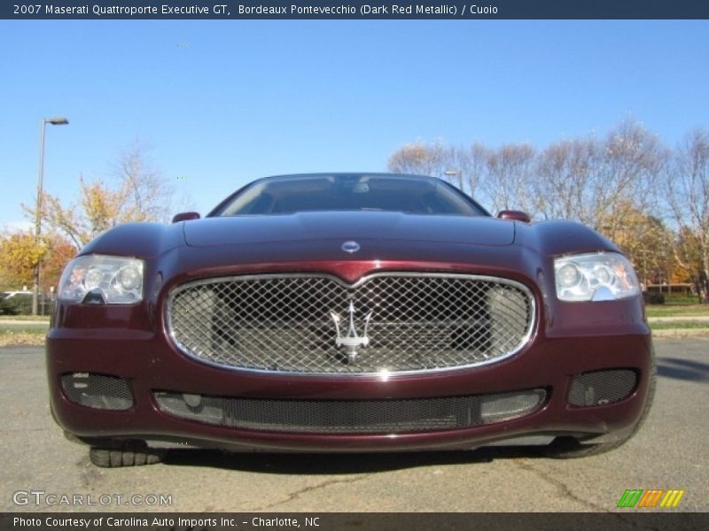 Bordeaux Pontevecchio (Dark Red Metallic) / Cuoio 2007 Maserati Quattroporte Executive GT