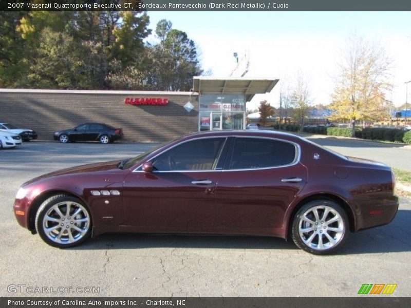 Bordeaux Pontevecchio (Dark Red Metallic) / Cuoio 2007 Maserati Quattroporte Executive GT