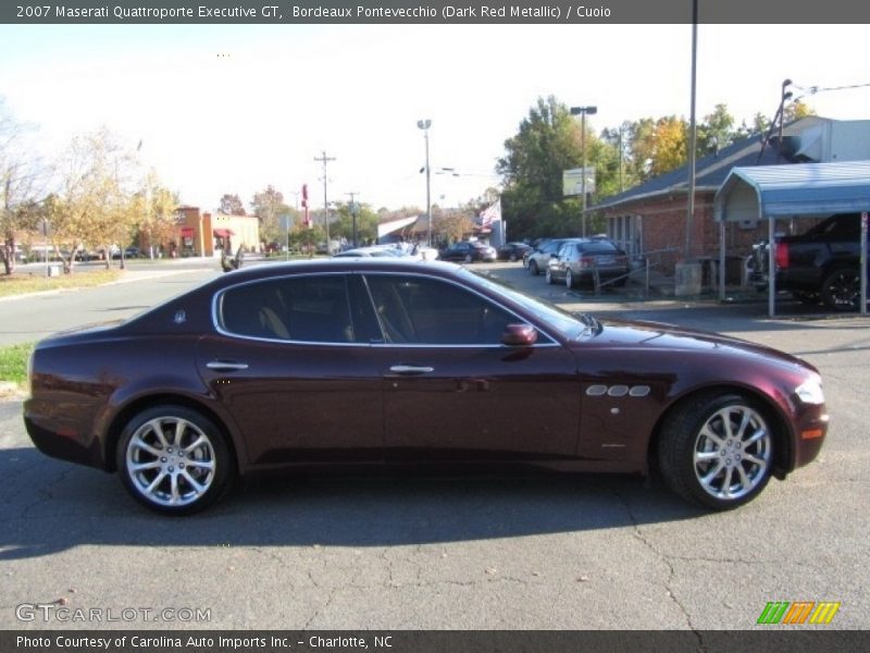 Bordeaux Pontevecchio (Dark Red Metallic) / Cuoio 2007 Maserati Quattroporte Executive GT