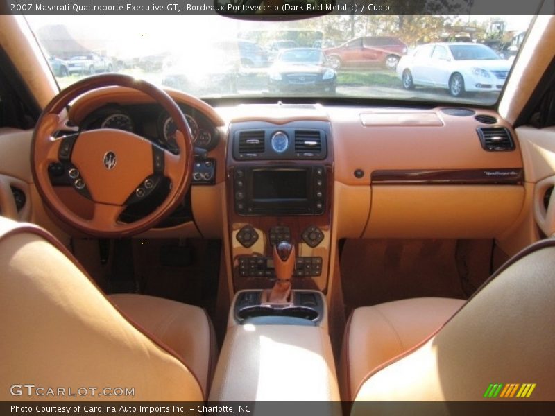 Bordeaux Pontevecchio (Dark Red Metallic) / Cuoio 2007 Maserati Quattroporte Executive GT