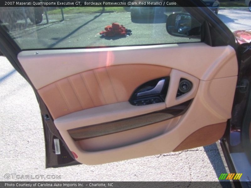 Bordeaux Pontevecchio (Dark Red Metallic) / Cuoio 2007 Maserati Quattroporte Executive GT