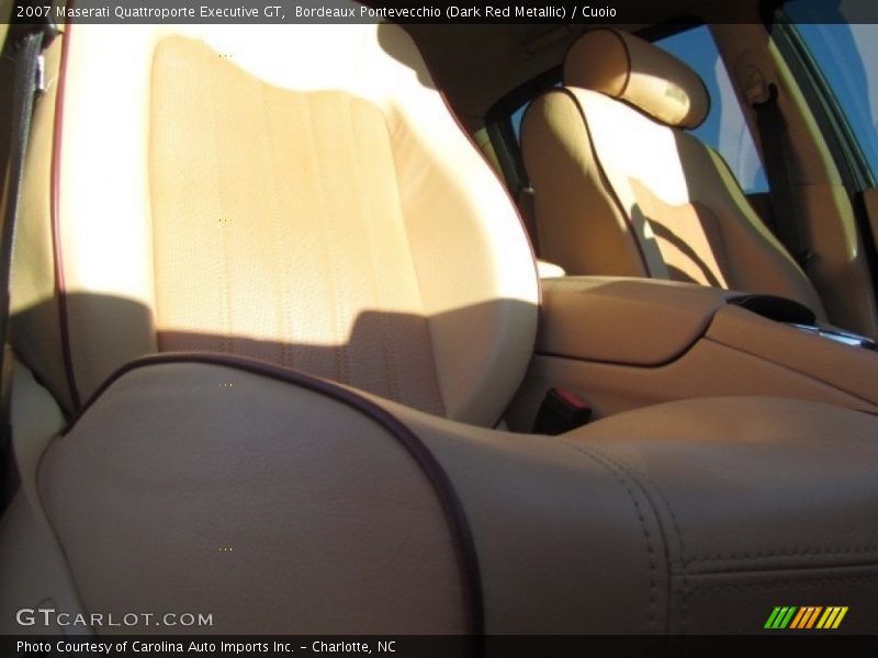 Bordeaux Pontevecchio (Dark Red Metallic) / Cuoio 2007 Maserati Quattroporte Executive GT