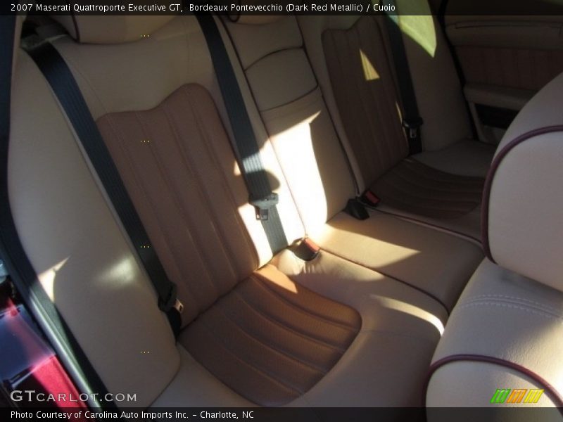 Bordeaux Pontevecchio (Dark Red Metallic) / Cuoio 2007 Maserati Quattroporte Executive GT