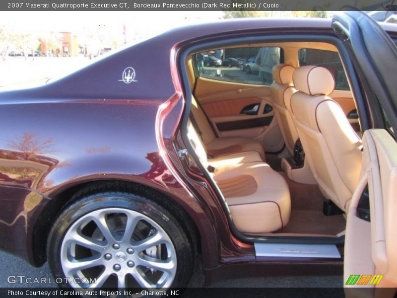 Bordeaux Pontevecchio (Dark Red Metallic) / Cuoio 2007 Maserati Quattroporte Executive GT