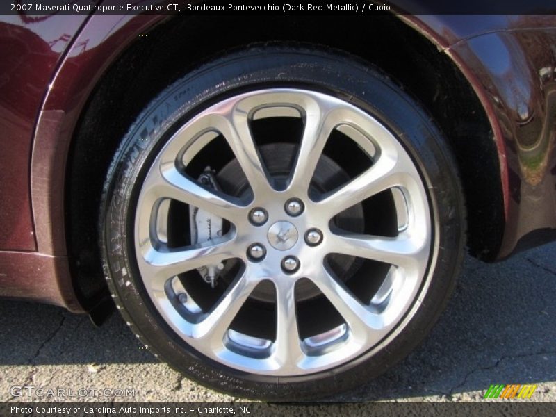 Bordeaux Pontevecchio (Dark Red Metallic) / Cuoio 2007 Maserati Quattroporte Executive GT