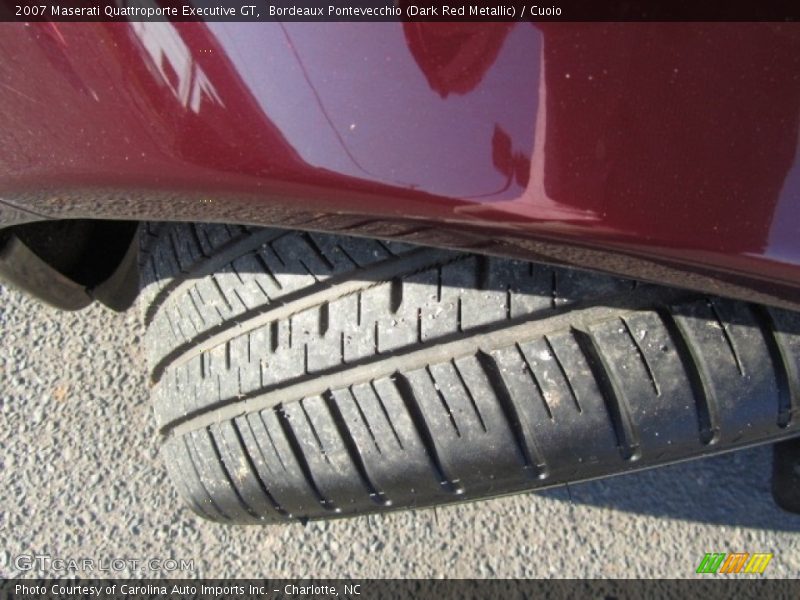 Bordeaux Pontevecchio (Dark Red Metallic) / Cuoio 2007 Maserati Quattroporte Executive GT