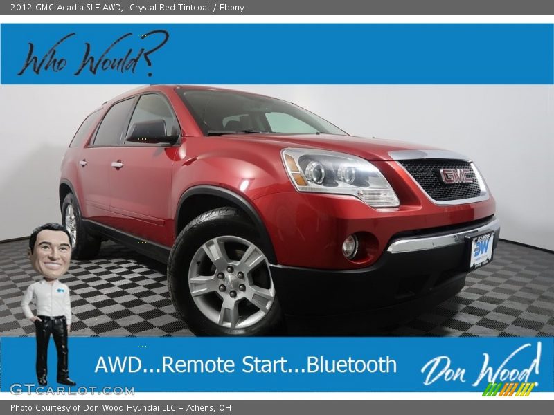 Crystal Red Tintcoat / Ebony 2012 GMC Acadia SLE AWD