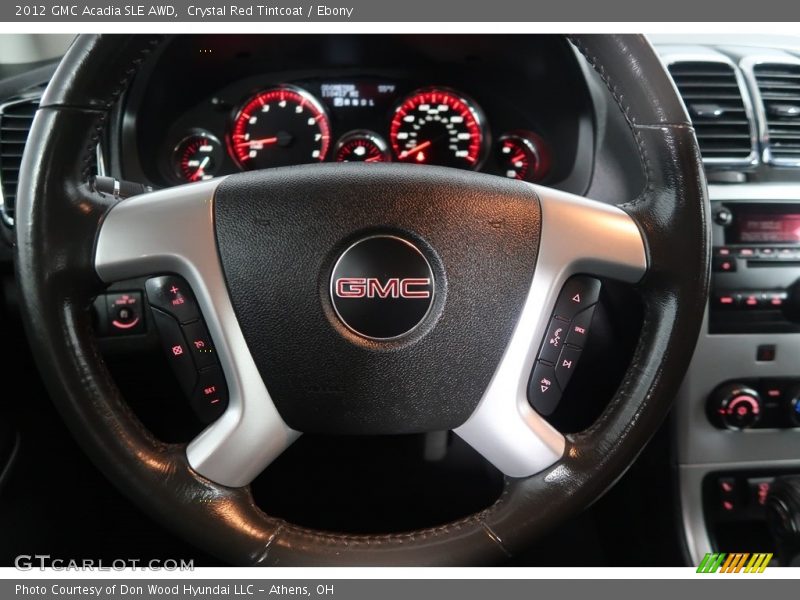 Crystal Red Tintcoat / Ebony 2012 GMC Acadia SLE AWD