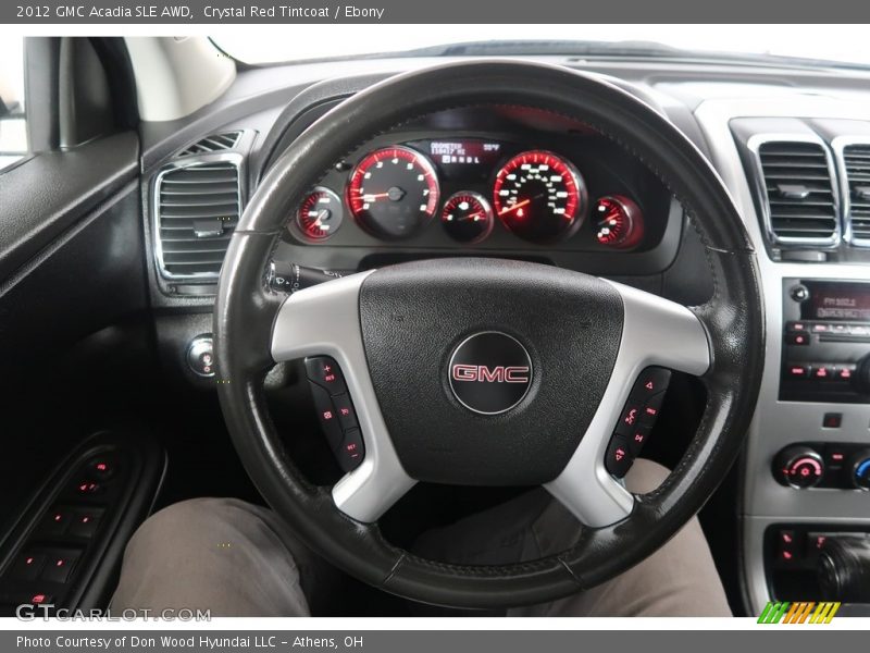 Crystal Red Tintcoat / Ebony 2012 GMC Acadia SLE AWD