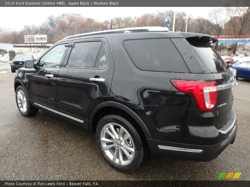 Agate Black / Medium Black 2019 Ford Explorer Limited 4WD