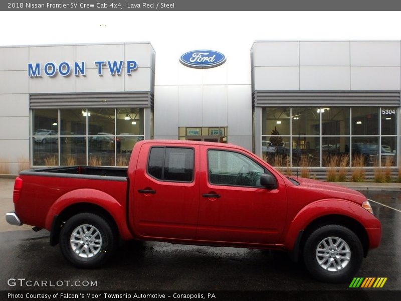 Lava Red / Steel 2018 Nissan Frontier SV Crew Cab 4x4