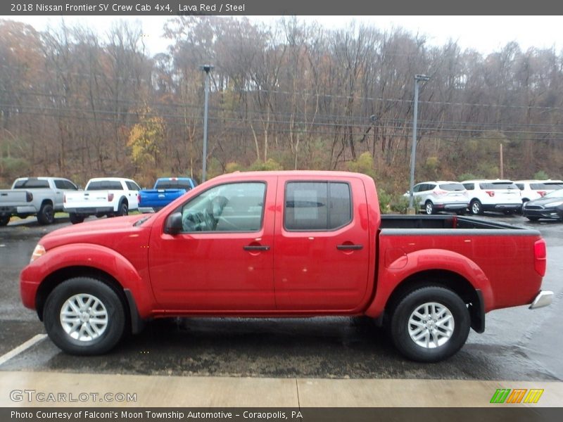  2018 Frontier SV Crew Cab 4x4 Lava Red