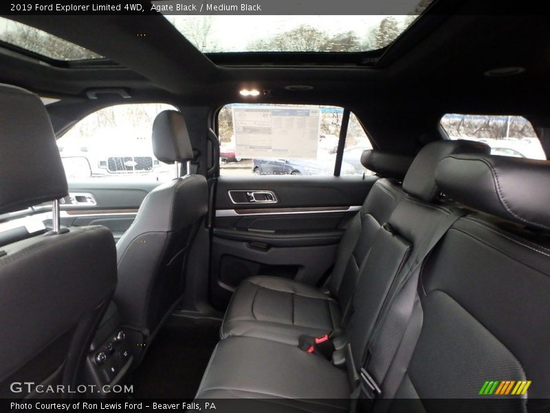 Rear Seat of 2019 Explorer Limited 4WD