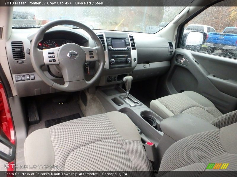  2018 Frontier SV Crew Cab 4x4 Steel Interior