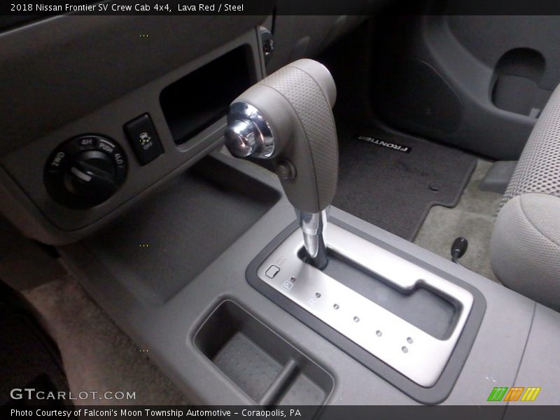  2018 Frontier SV Crew Cab 4x4 5 Speed Automatic Shifter